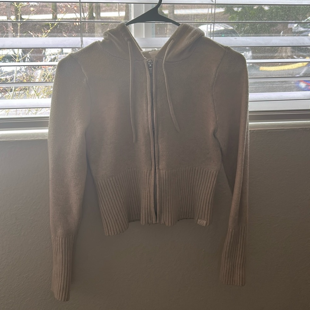Cropped Sweater Hoodie